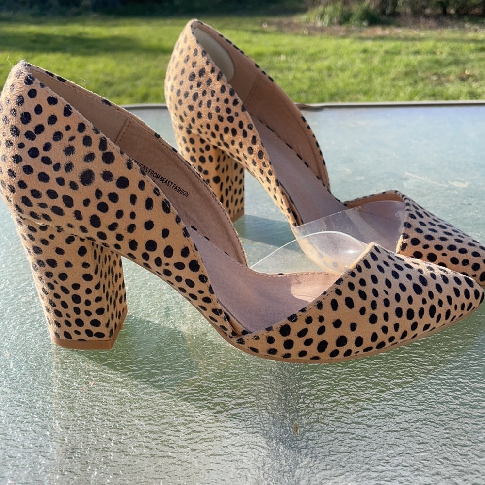 SOLD ELSEWHERE NWOT Beast leopard heels